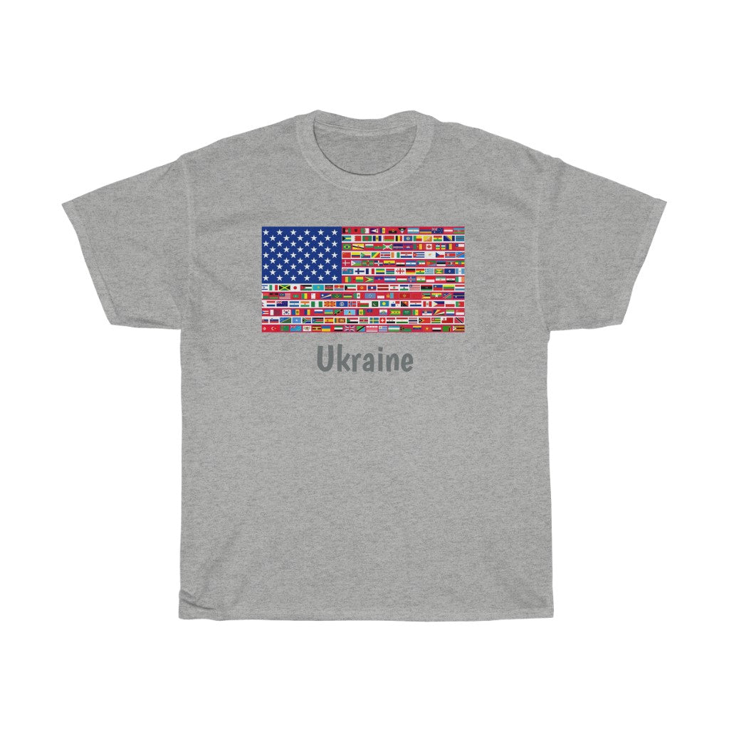 Ukraine Unisex Heavy Cotton Tee