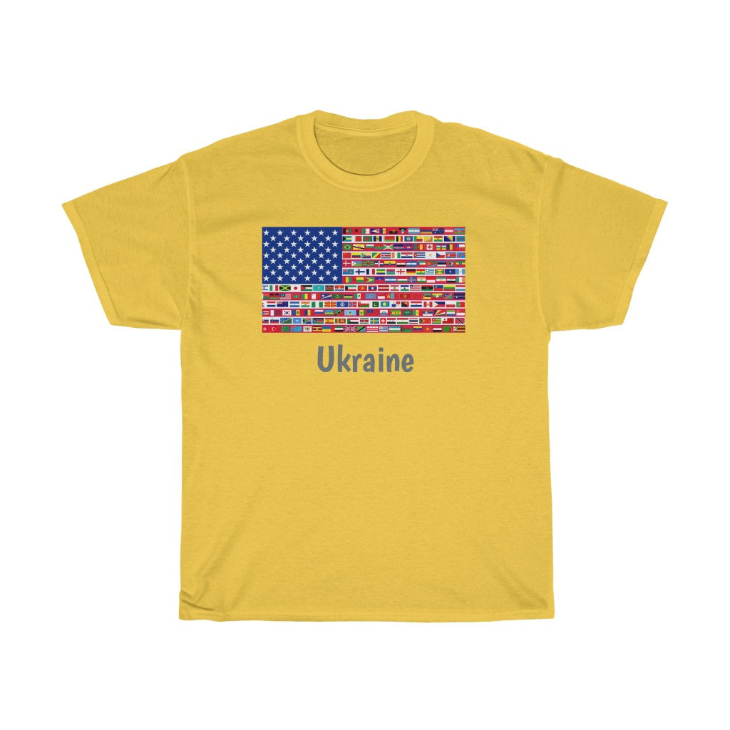 Ukraine Unisex Heavy Cotton Tee