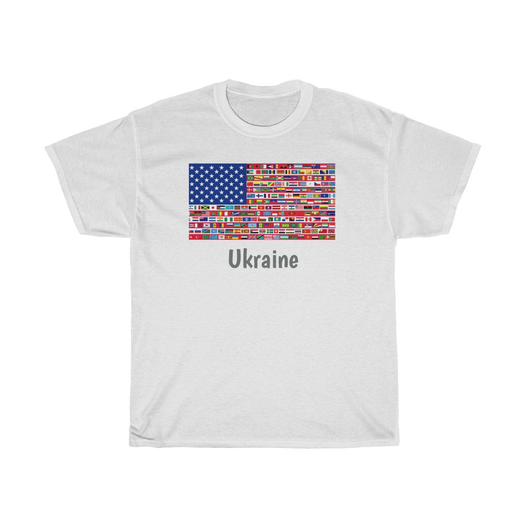 Ukraine Unisex Heavy Cotton Tee