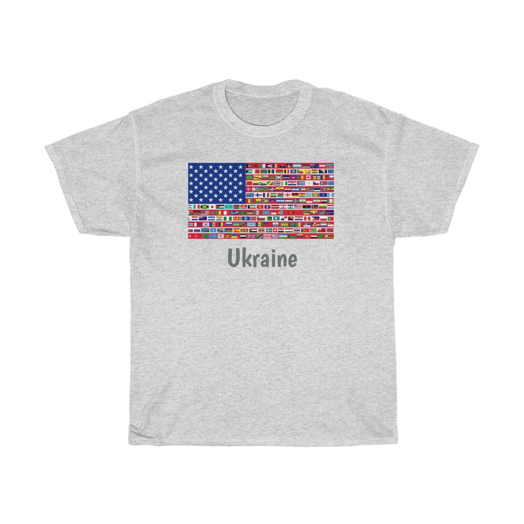 Ukraine Unisex Heavy Cotton Tee